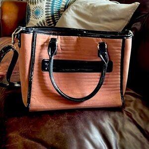 Velour Light pink purse